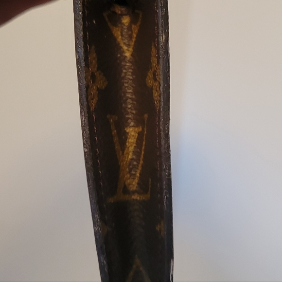 100% Authentic Louis Vuitton Brown Monogram Pouch - Picture 17 of 17